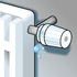 <p>Réparation d’une fuite sur un robinet de radiateur</p>